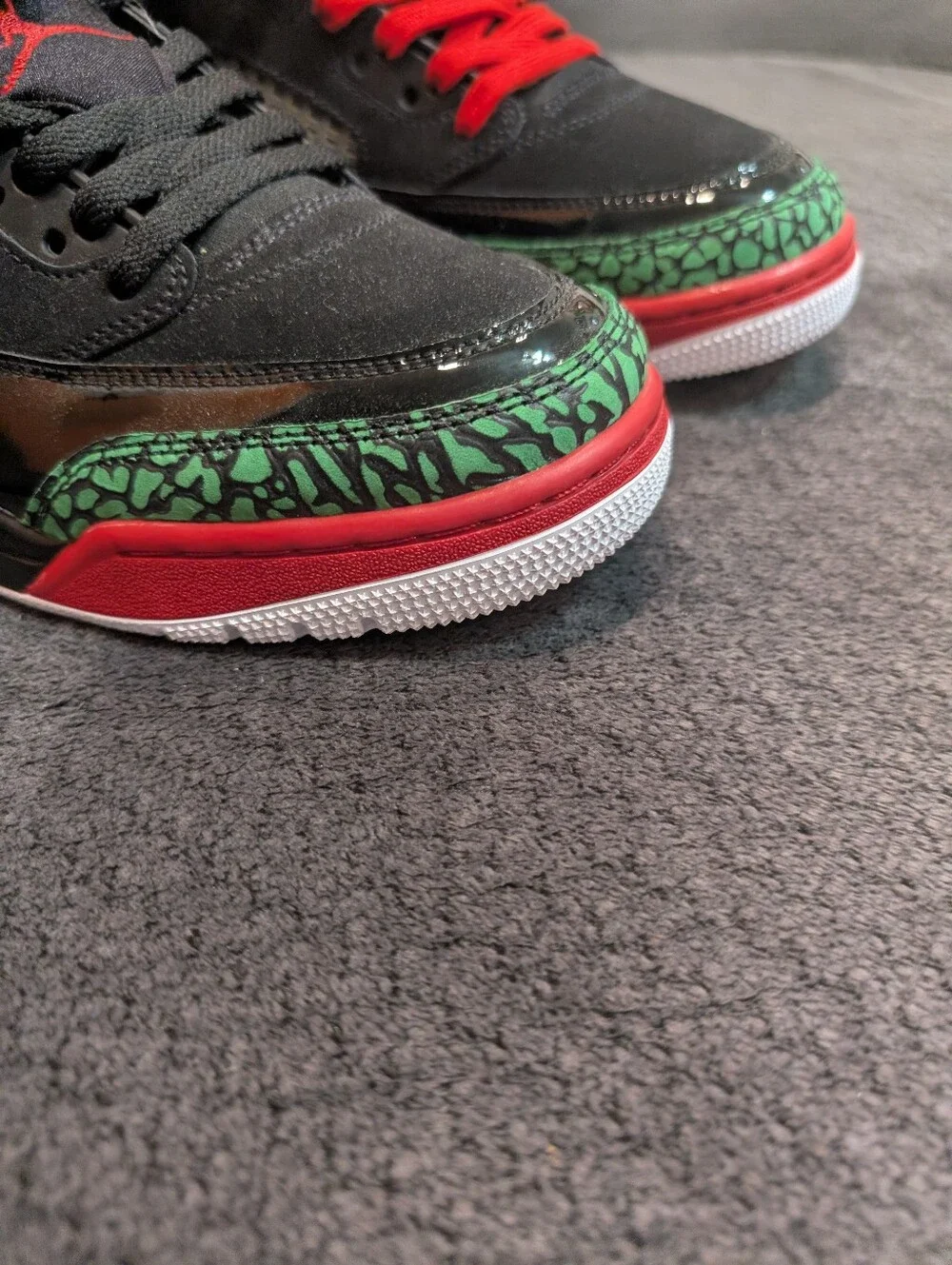 Jordan Spizike Low Sneakers Men NEW Black Red Green